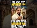 Bhojshala Ki Puri Kahani. Asal Mein Mandir Hai Ya Masjid #shorts #trending #shortfeed #tahseenupwala