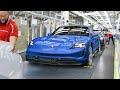 Inside massive german factory producing the new porsche taycan