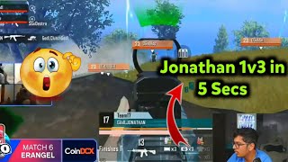 Jonathan 1v3 in 5 Secs | Jonathan lose 1v1 😕 Mortal Shocked