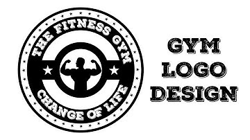 How to Make GYM Logo Design in CorelDRAW | Fitness Logo Design Tutorial