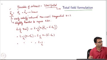 2D Finite Element Method : Total field formulation