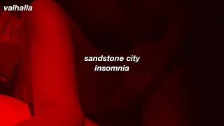 sandstone city - insomnia [legendado/tradução]
