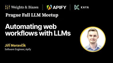 Automating web workflows with LLMs (Prague Fall LLM Meetup 2023)