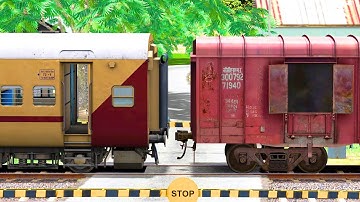 ICF UTKRISHT COUPLING BCNA FREIGHT TRAIN | BUMPY RAILROAD | Train Simulator | Railworks | NTG GAMING