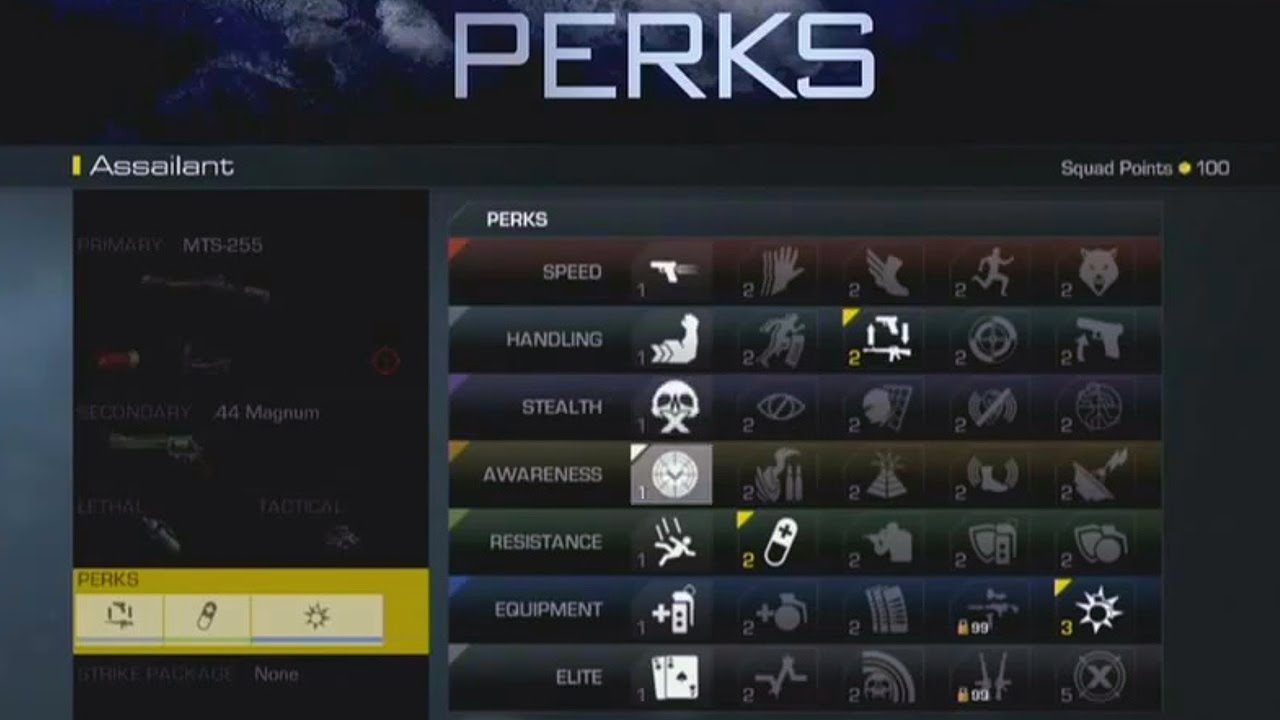 Ghosts: Conheça os 35 perks do jogo e seus efeitos! - Multiplayer - YouTube
