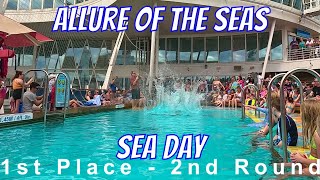 Royal Caribbean's Allure Of The Seas! Complete Sea Day! So Fun!