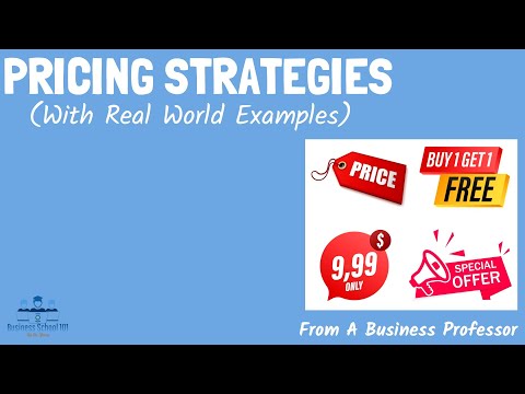 10 Most Practical Pricing Strategies (with real world examples) | From A Business Professor