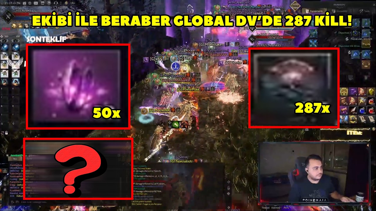 PoineMaia - 70 GB'ye 50 Adet Soul Stone Kırdırıp, Warrioru ile Pk'ya Çıkıyor  ! Rise Online