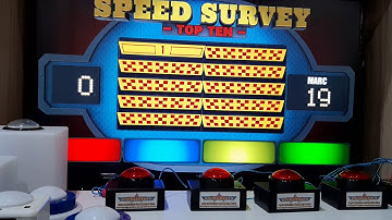 Wired buzzers using speed survey
