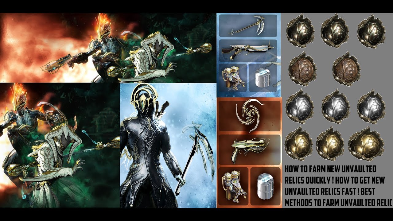 Warframe - How To Farm Unvaulted Relics Quickly ! , Best Ways To Farm