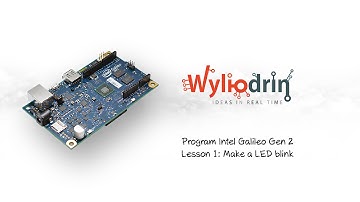 Program Intel Galileo Gen 2 Lesson 1: Make a LED blink