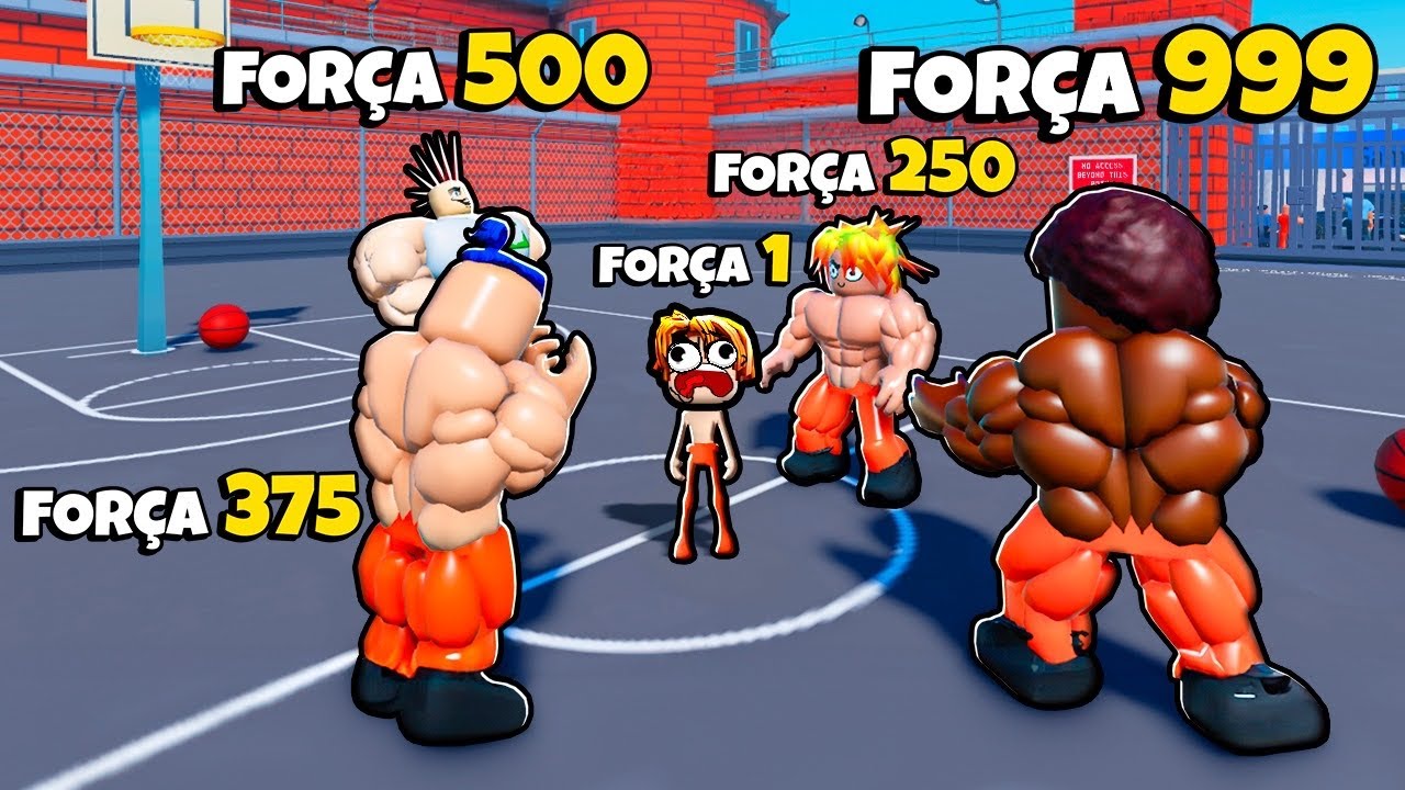 TENTEI DERROTAR A GANGUE MAIS FORTE DA PRISÃO NO ROBLOX 😭😭😭