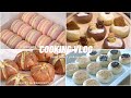 VIETSUB || Cách làm Macaron, Bánh mì phô mai bơ tỏi, Bánh hạt dẻ nướng, Sủi cảo chay, Su kem trà sữa