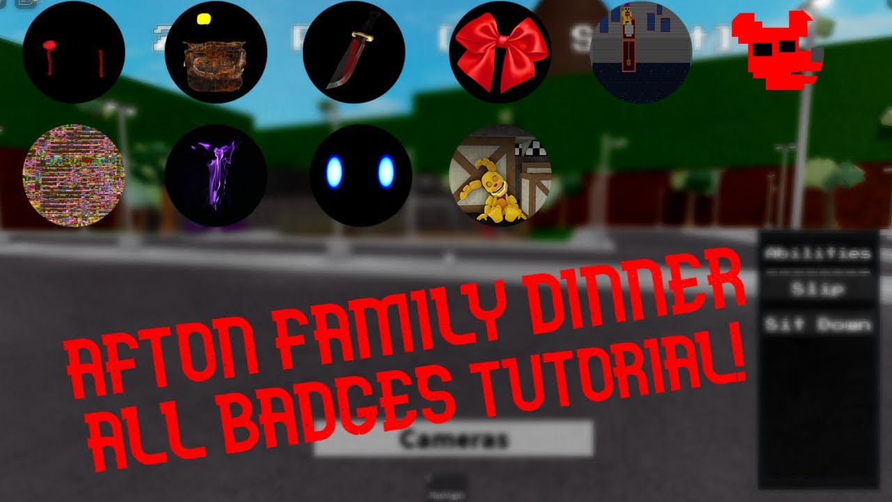 All Badges in Afton Family Dinner! Badge Guide - YouTube