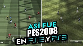 ASÍ FUE EL CAMBIO DE GENERACIÓN DEL PES 2008 DE PS2 A PS3