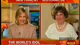 SUSAN BOYLE  interview on GOOD MORNING AMERICA, 16 Apr 2009