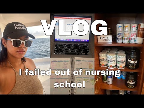 VLOG: I failed nursing school & got into my dream nursing school program, + prep with me for school