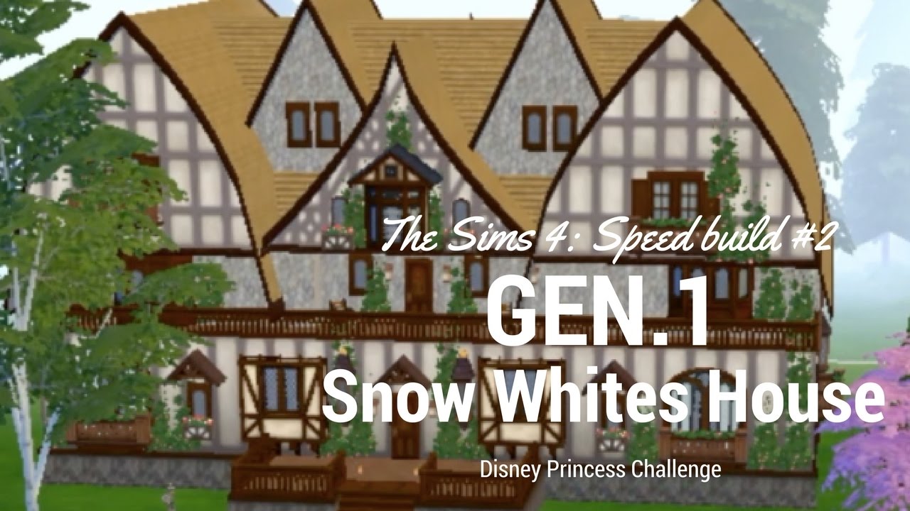 The Sims 4 Disney Princess Challenge Gen 1 Snow White