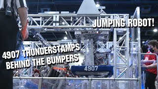 Behind the Bumpers 4907 Thunderstamps Jumping Rapid React Robot