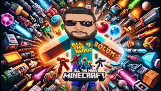 Minecraft Modlu Survival All The Mods 9 (ATM9) Bölüm:2 Ev Değişikliği, Gelişim İçin Maden Şart!!