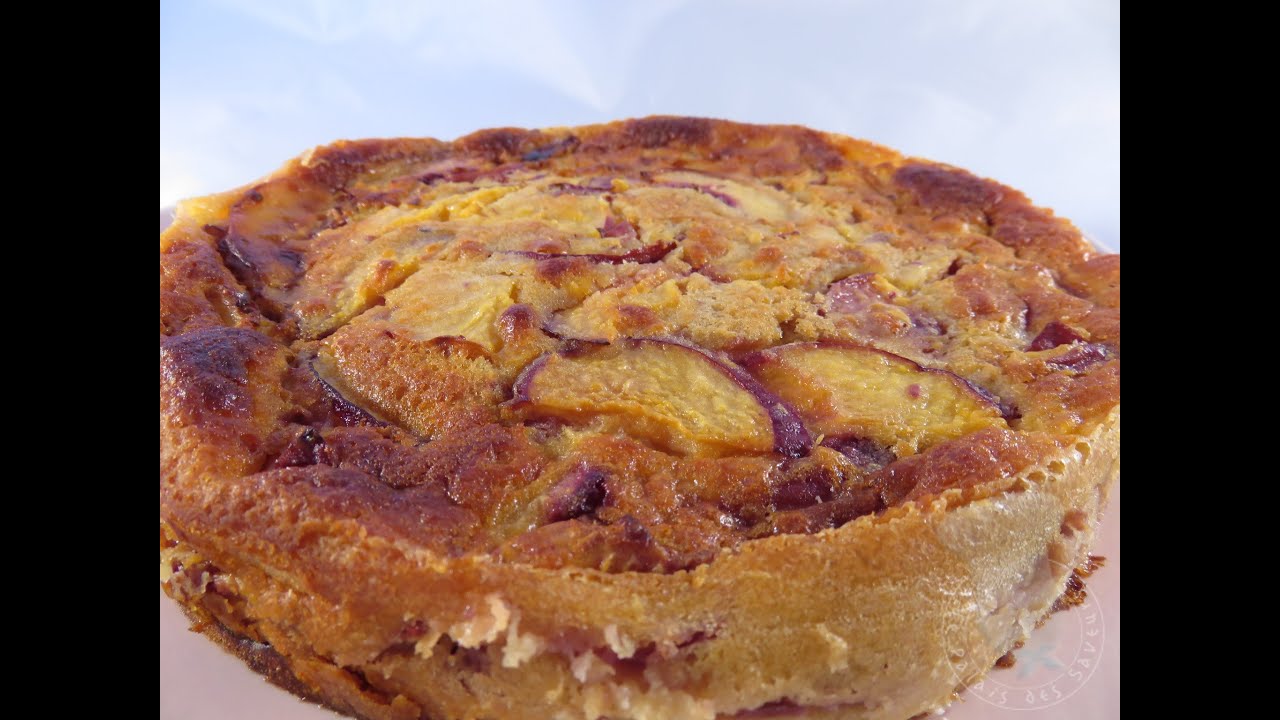 Recette Du Gateau Invisible Aux Nectarines Et Amande Amere Youtube