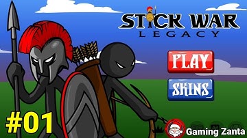 STICK WARS LEGACY  - Gameplay Walkthrough Part 1 (iOS Android)- Gaming Zanta