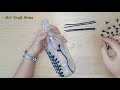 Bottle craft ideas | Glass bottle craft idea with clay | Diy antique bottle art | home decor