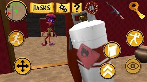 Hello Squid Sponge Neighbor Escape (Level 3)