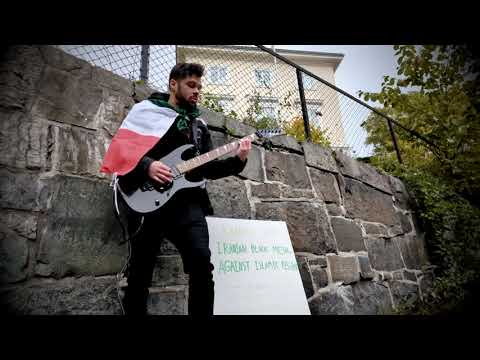 Black Metal protest outside the Iranian Embassy in Norway - Wrath Of Gods by KAABOOS