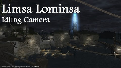 Limsa Lominsa (FFXIV) - Idling Camera - Night