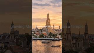 Wat Arun: Thailand’s stunning Temple of Dawn in Bangkok ✨🛕 #WatArun #TravelShorts #viralshorts