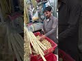 Sugarcane cutting technique | viral street food