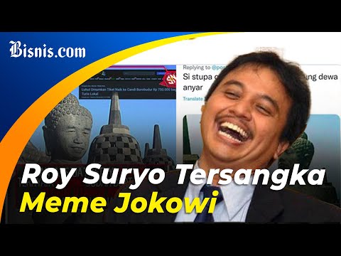 Roy Suryo Jadi Tersangka Meme Candi Borobudur Mirip Jokowi