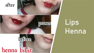 Henna Bibir - Henna Lips - 1 Box isi 12 Cone