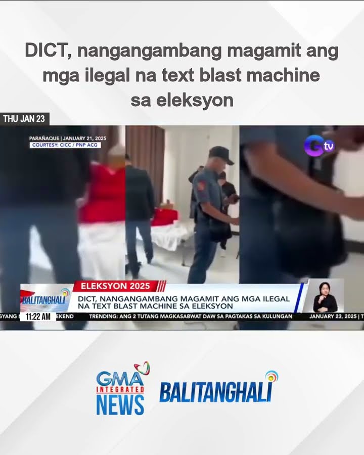 DICT, nangangambang magamit ang mga ilegal na text blast machine sa eleksyon | Balitanghali