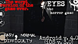 The worst version of "Eyes - The Horror Game". Android v. 4.0 (iOS v. 3.0). Easy and Normal diffic. screenshot 4
