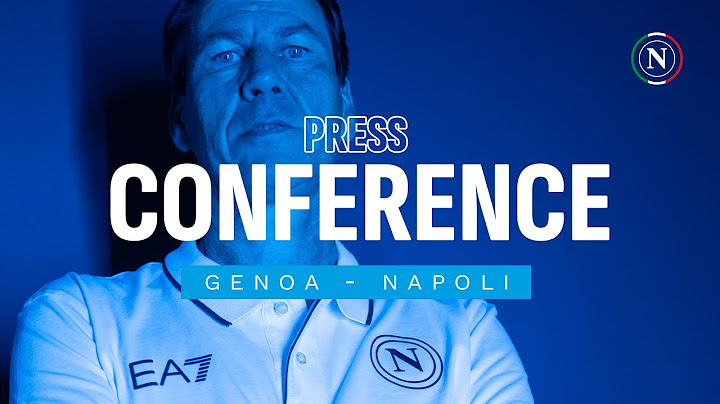 LIVE | La conferenza stampa di Mister Garcia alla vigilia di Genoa - Napoli
