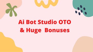 Ai Bot Studio OTO - Ai Bot Studio OTOs + AiBot Studio OTO