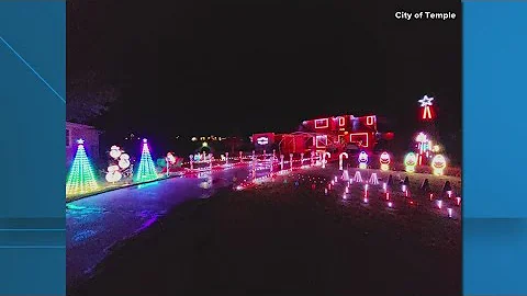 Temple crowns winner of 2025 holiday lights competition