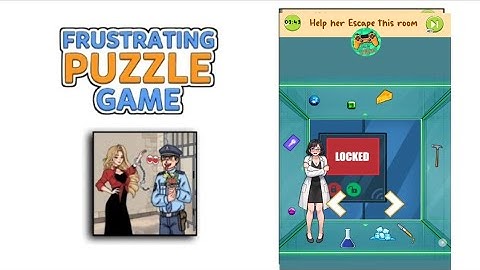 Frustrating Puzzle Game level 55 | help her escape this room Gameplay