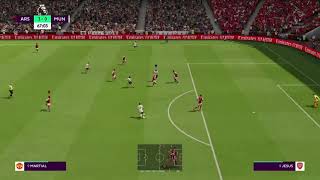 FIFA 23 arsenal vs Manchester utd two player game with levi