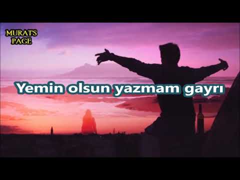 Sildim Gönül Defterinden Yemin Olsun Yazmam Gayrı - KARAOKE \