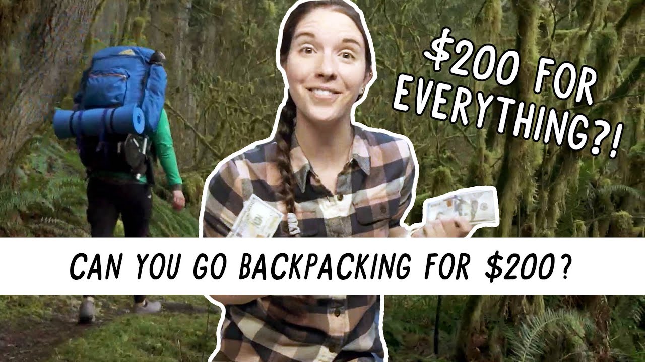 ⁣BUDGET BACKPACKING! I Bought Gear AND Went Backpacking for Under $200! | Miranda in the Wild