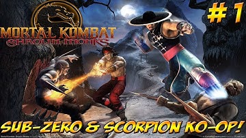 MK Shaolin Monks! Sub-Zero & Scorpion KO-OP! Part 1 - YoVideogames