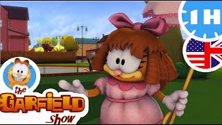 Garfield disguises himself!  The Garfield Show