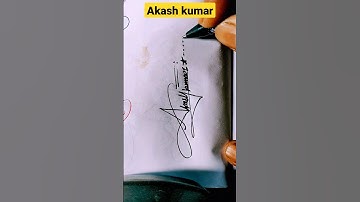 Akash kumar #stylish #signature 🙏🖊️✍️ #viral video