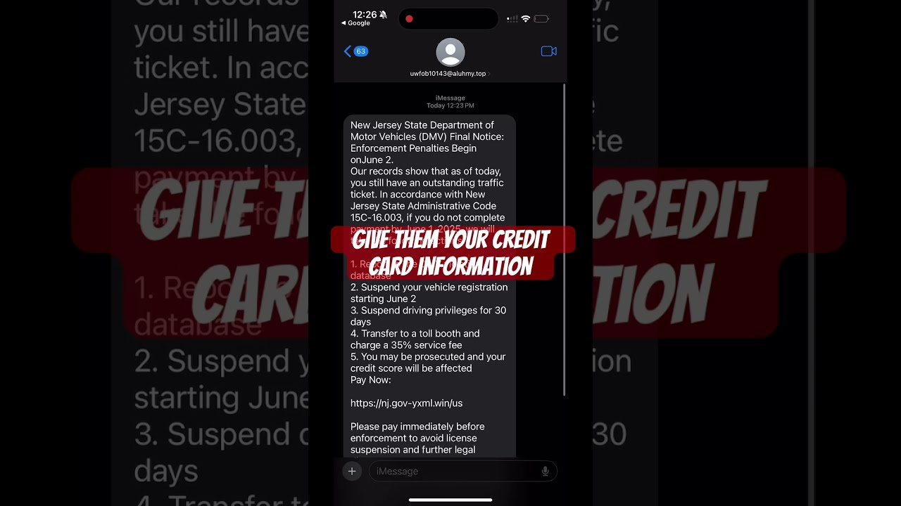  SCAM ALERT Fake DMV Final Notice Text Message EXPOSED Don T Fall For This
