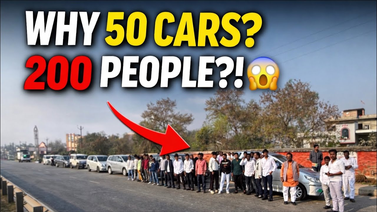 50 Cars, 200 People 😱 Aakhir Kya Ho Raha Hai?
