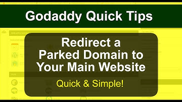 Redirect Parked Domain Name With Godaddy