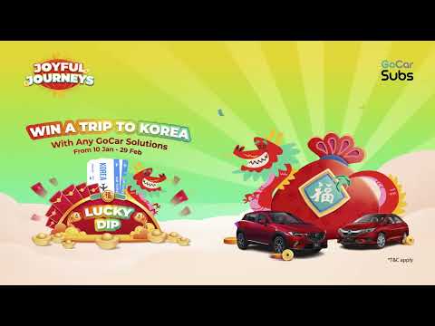 Joyful Journeys: Enjoy Up To RM888 Off* For First 6 Months - video from GoCar Subs